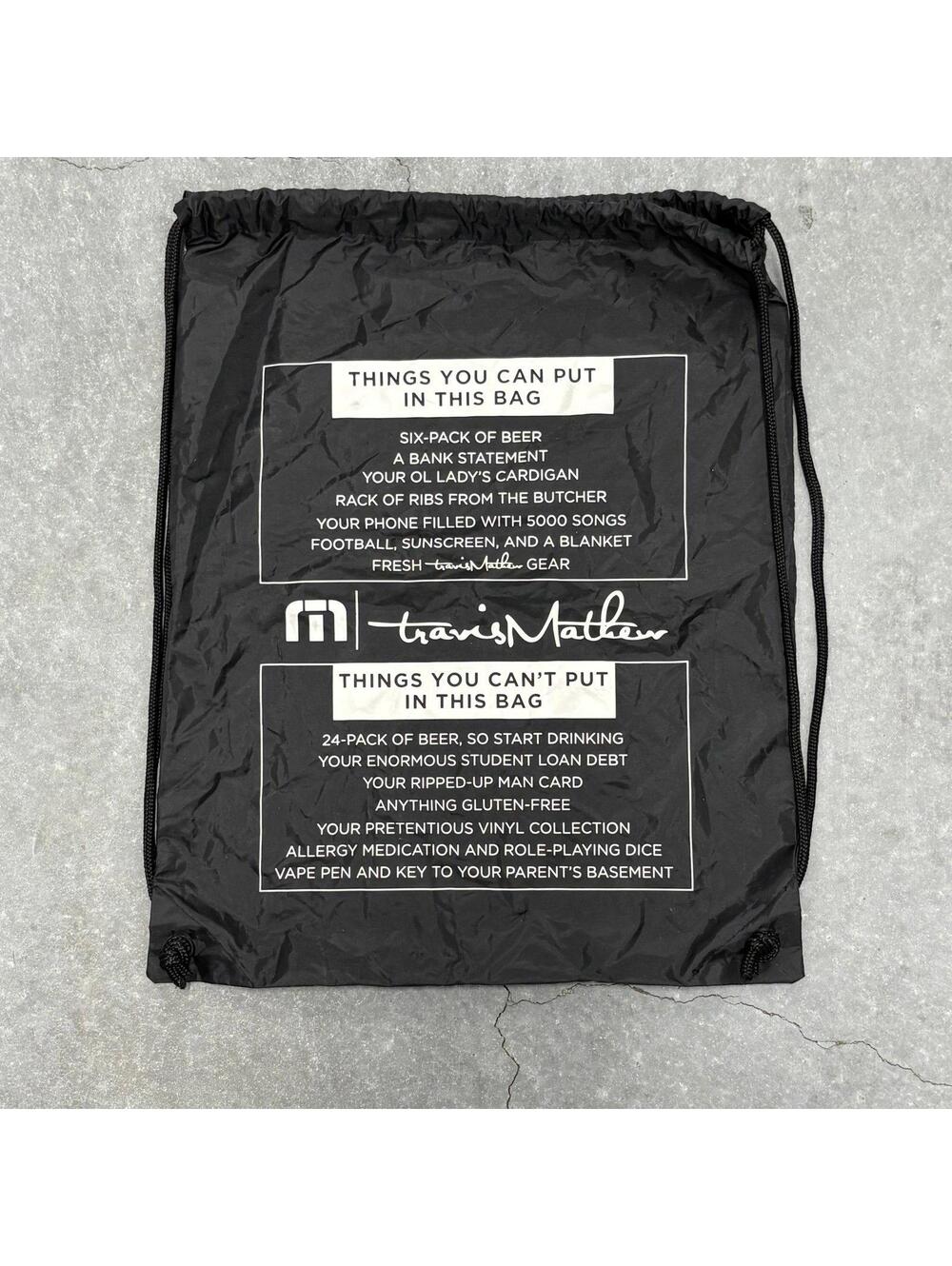 Travis Mathew Drawstring Backpack - Picture 2 of 2